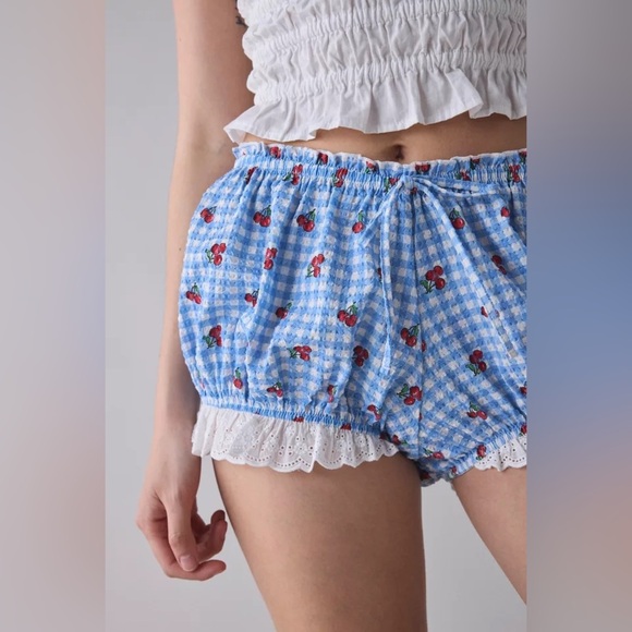 NWT Urban Outfitters | Out From Under Pin Up Picnic Bloomer Short XS Cherries - Picture 3 of 8